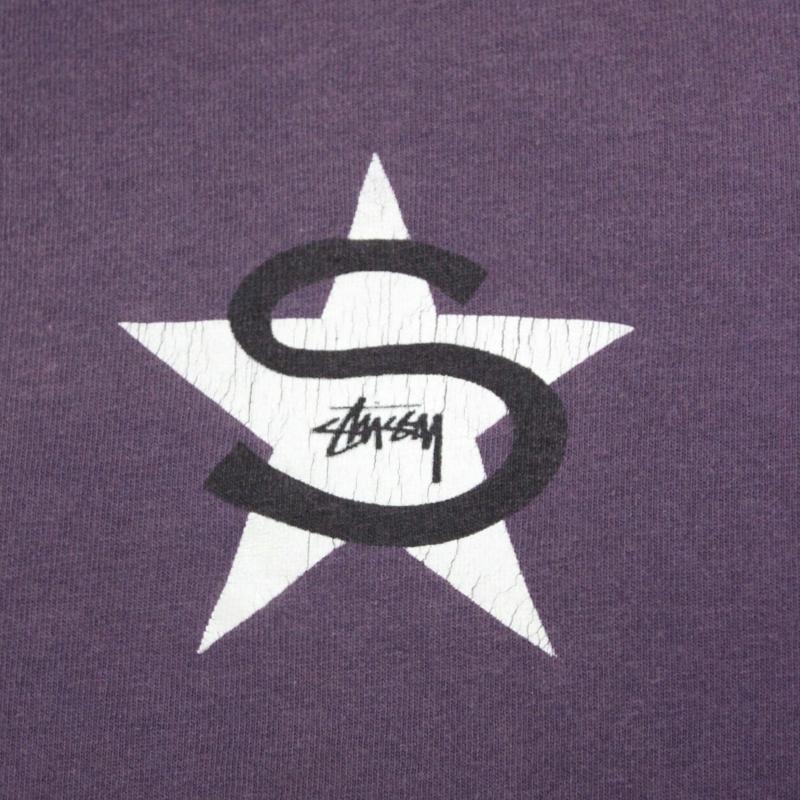 Used】 OLD STUSSY STAR TEE - VINTAGE TOPS-| South Cedar DRIVE INN