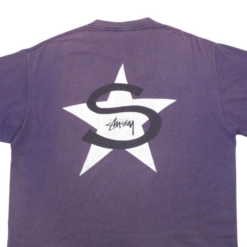 Used】 OLD STUSSY STAR TEE - VINTAGE TOPS-| South Cedar DRIVE INN