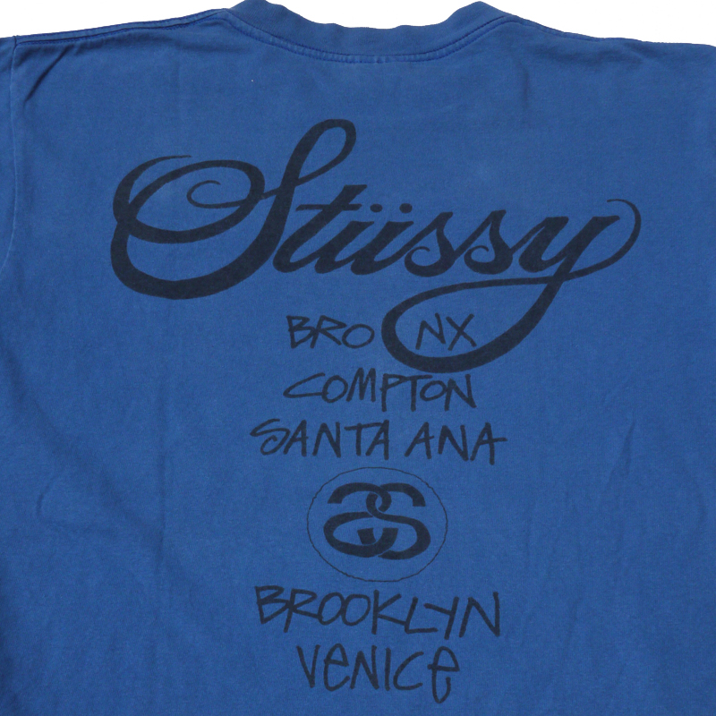Used】 OLD STUSSY TOUR TEE - VINTAGE TOPS-| South Cedar DRIVE INN