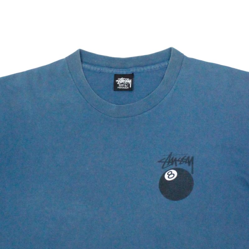 Used】 OLD STUSSY 8 BALL TEE - VINTAGE TOPS-| South Cedar DRIVE INN