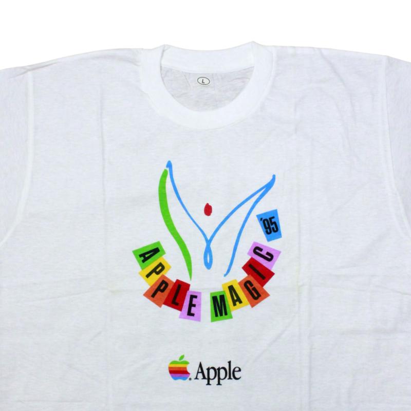 Used】 Apple TEE [Apple Magic 95] - VINTAGE TOPS-| South Cedar