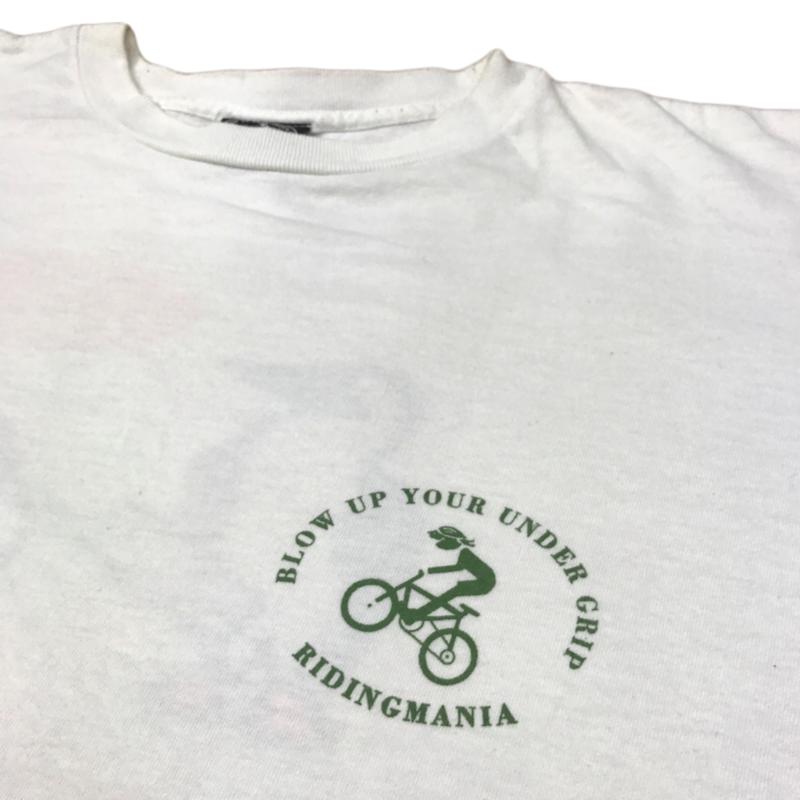 Ridingmania Tシャツ ホワイト Used】 Ridingmania Tee CHUMS - VINTAGE TOPS-| South Cedar