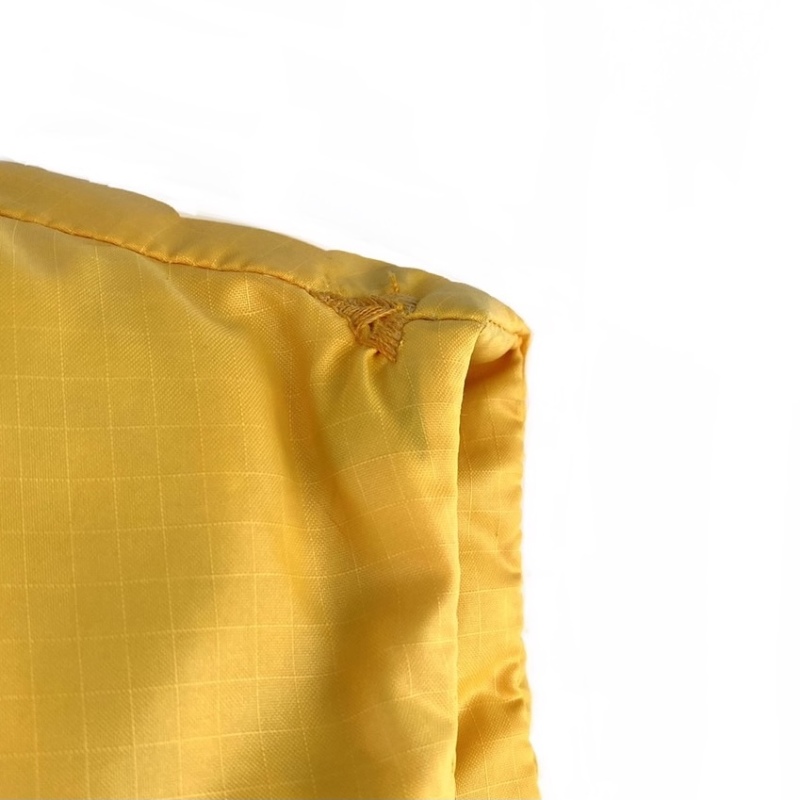 ノースフェイス ダウンベスト 茶タグ　イエロー 70's 茶タグ THE NORTH FACE リップストップ ダウンベスト