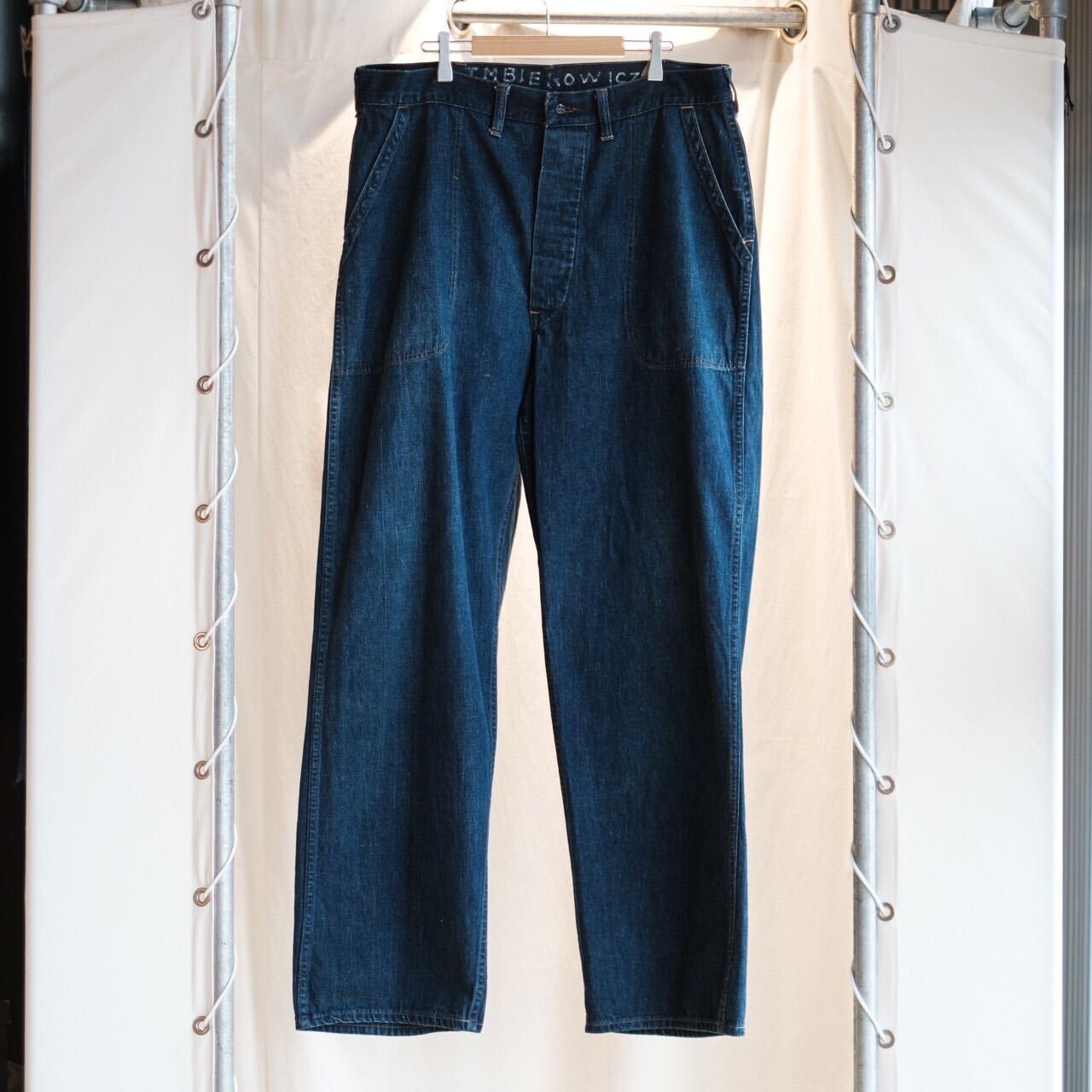 Used】 40s U.S. NAVY デニムベイカーパンツ USN - VINTAGE PANTS 